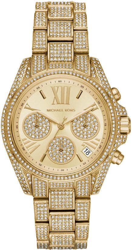 Women's Michael Kors Mini Bradshaw Crystallized Chrono 